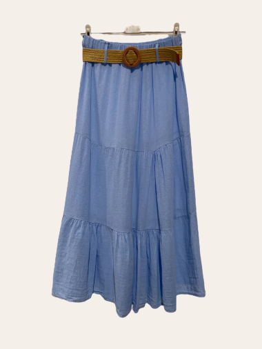 Wholesaler NOTA BENE - Plain skirt with belt