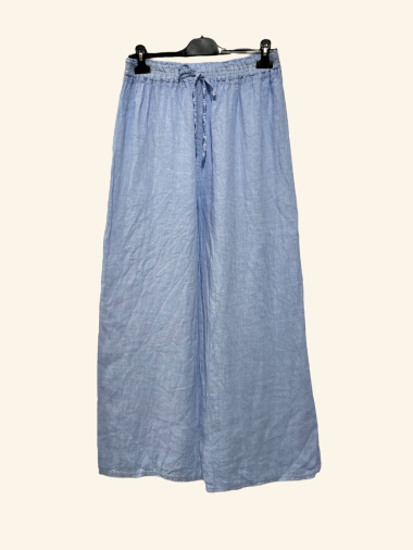 Wholesaler NOTA BENE - Plain pants 100% Linen