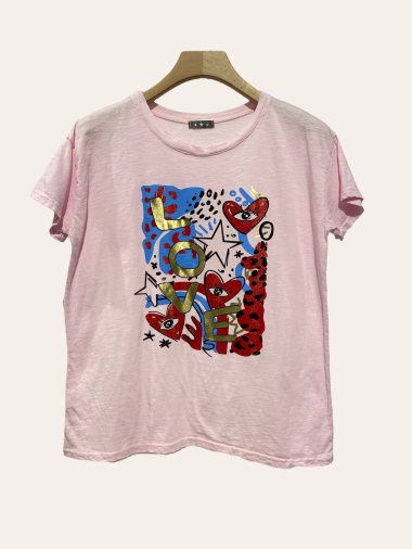 Grossiste NOTA BENE - T-shirt imprimé love cœur étoile
