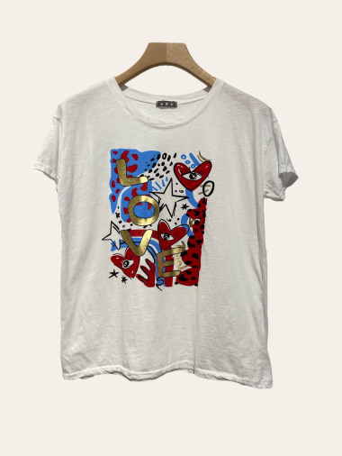 Grossiste NOTA BENE - T-shirt imprimé love cœur étoile