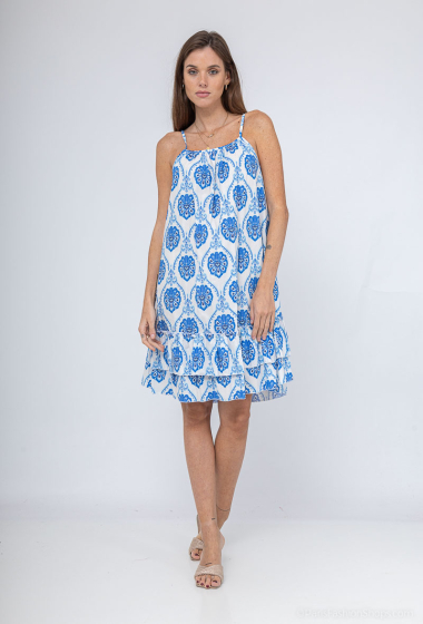 Wholesaler NOTA BENE - Short strap dress with print