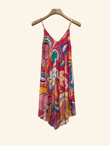 Wholesaler NOTA BENE - Short printed strap dress