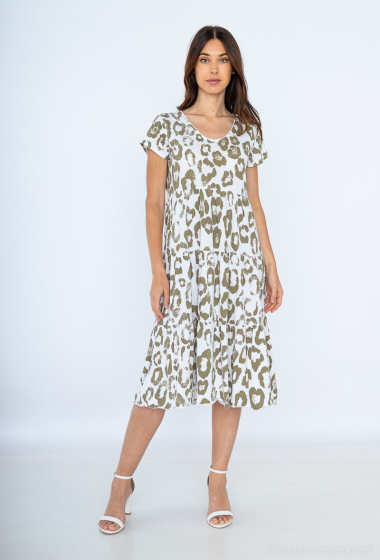 Wholesaler NOTA BENE - Short cotton printed dress