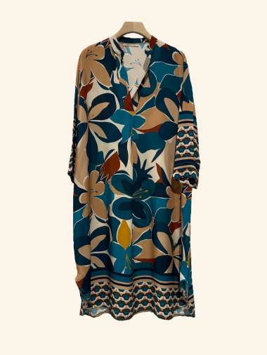 Wholesaler NOTA BENE - Long sleeve printed dress