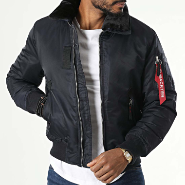 Wholesaler MACKTEN - THICK BOMBERS WITH REMOVABLE COLLAR