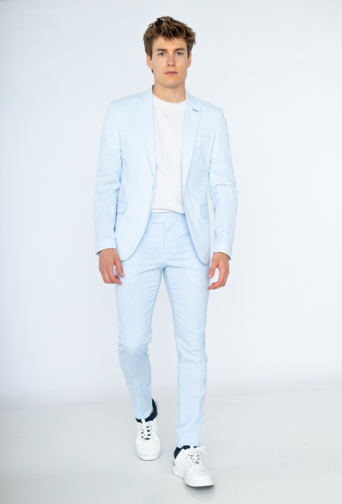 Wholesaler MACKTEN - Beige linen suit 2 pcs