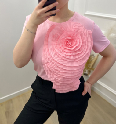 Grossiste Olyto - T-shirt fleur