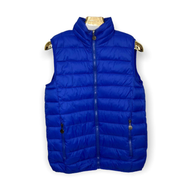 Wholesaler Omnimen - Royal Blue Sleeveless Down Jacket