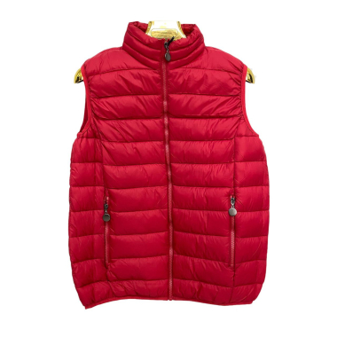 Wholesaler Omnimen - Red Sleeveless Down Jacket