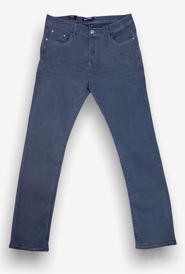 Wholesaler Omnimen - Big size raw gray jeans