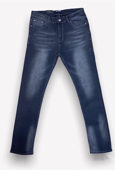 Mayorista Omnimen - Jeans talla grande gris desteñido