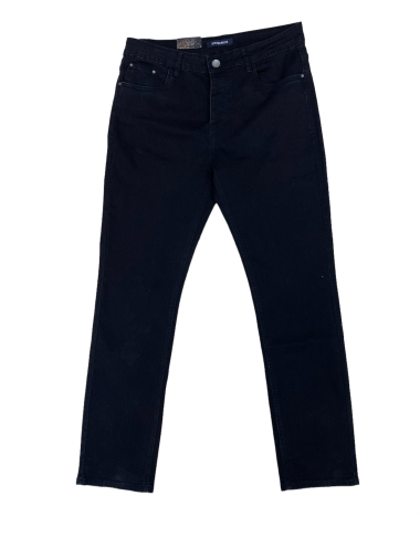 Wholesaler Omnimen - Large Size Raw Black Jeans