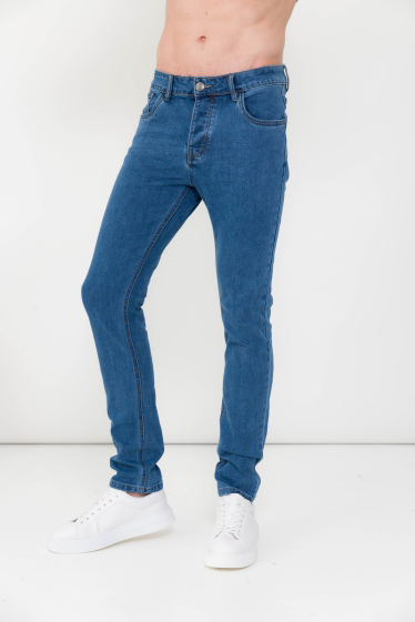 Wholesaler Omnimen - Slim Denim Basic Buttoned Jeans 0600