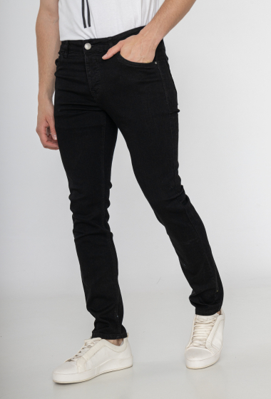 Wholesaler Omnimen - Slim BLACK Stretch Jeans