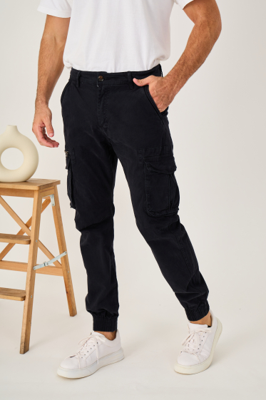 Wholesaler Omnimen - Navy Blue Cargo Pants