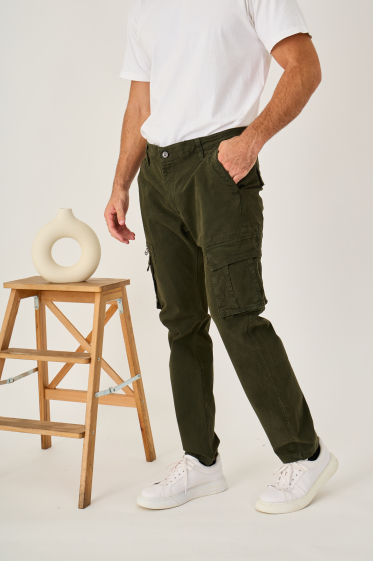 Wholesaler Omnimen - Khaki Regular Cargo Pants