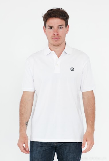 Wholesaler Omnimen - Short-sleeved POLO SHIRT - White