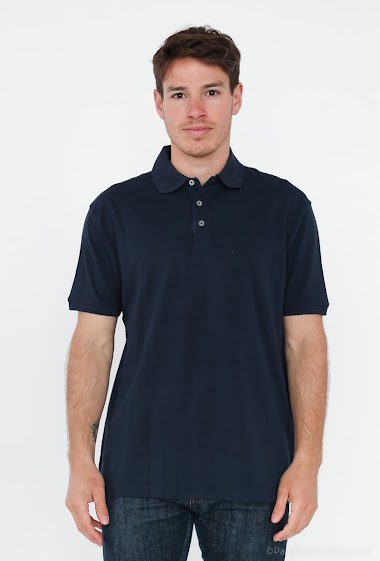 Wholesaler Omnimen - Navy blue polo shirt