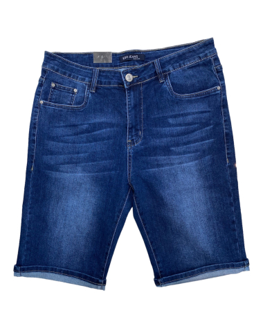 Grossiste Omnimen - Short en Jeans Grand Taille