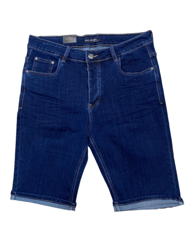 Wholesaler Omnimen - Large Size Men's Shorts Raw Blue
