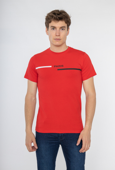 Großhändler Omnimen - Kurzarm-T-Shirt aus Baumwolle