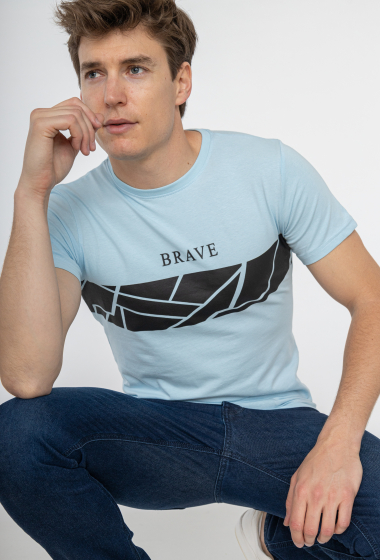 Grossiste Omnimen - T-shirt en Coton Homme