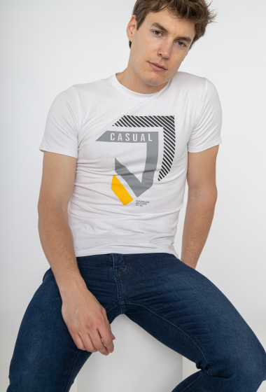 Grossiste Omnimen - T-shirt homme en Coton