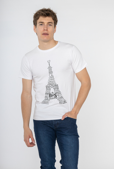Großhändler Omnimen - Paris Herren-T-Shirt