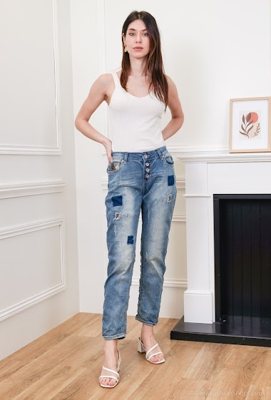 Grossiste ONADO - Jeans Mom fit