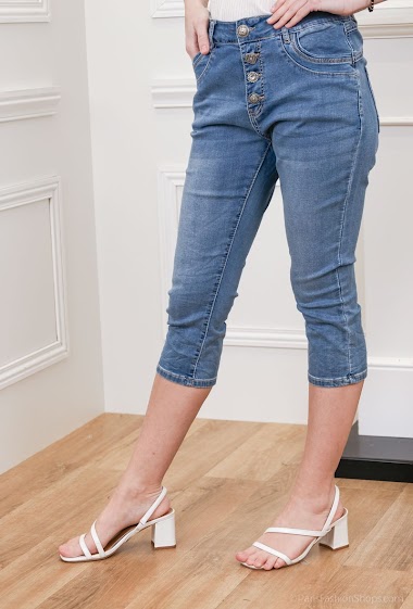 Grossiste ONADO - Pantacourt Jeans