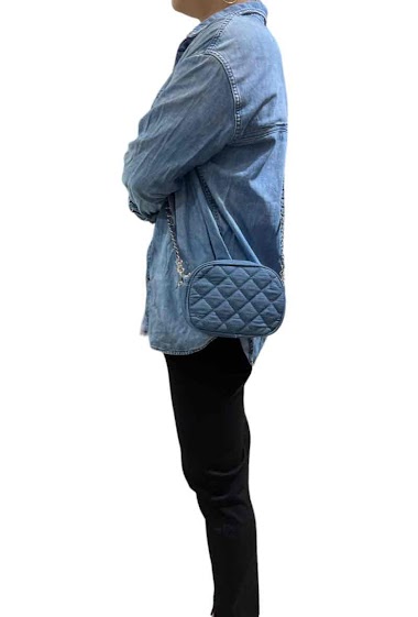 Grossiste Onyxo - Petit sac  bandolière en jeans