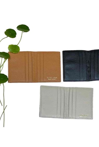 Wholesaler Onyxo - Leather card holder