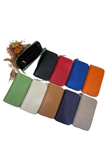 Wholesaler Onyxo - Leather wallet