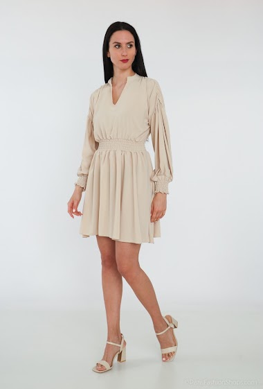Wholesaler OOKA - Dress short with long sleeve