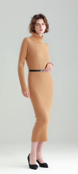 Wholesaler OOKA - Knit bodycon dress