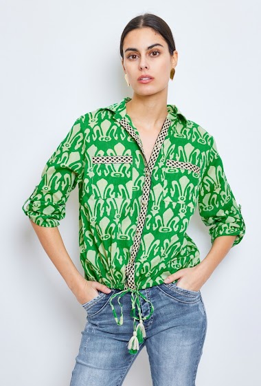 Wholesalers Orice - Printed blouse