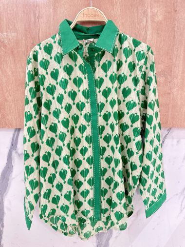 Wholesaler Orice - Patterned cotton shirt