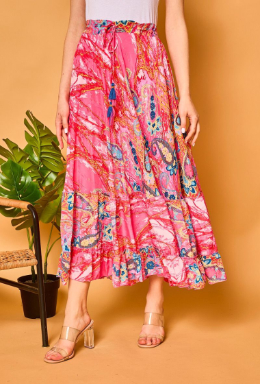 Wholesaler Orice - Fluid printed skirt