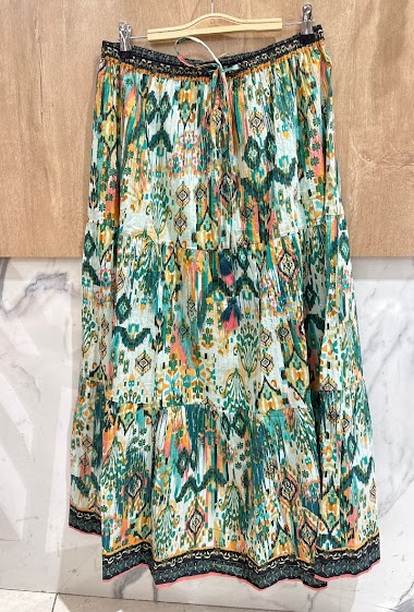 Wholesaler Orice - Printed Skirt