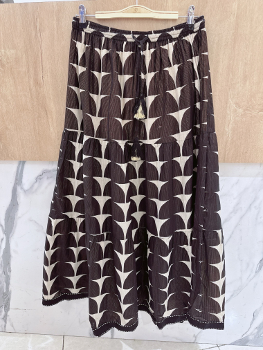 Wholesaler Orice - Long patterned skirt