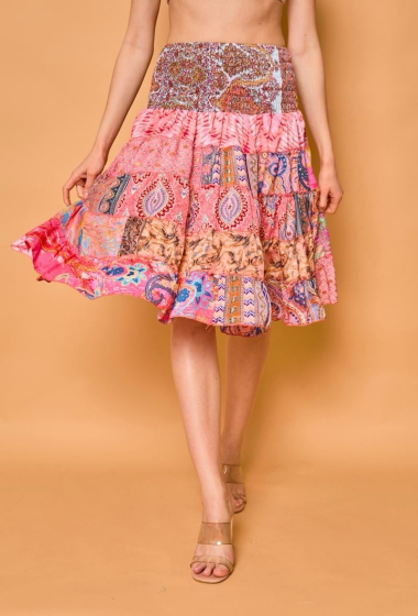 Wholesaler Orice - Smock patchwork skirt/dress