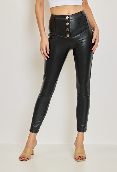 Wholesalers Orice - Fake leather pants