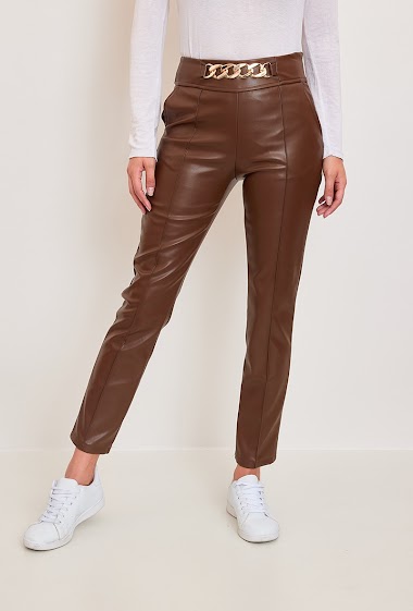 Wholesalers Orice - Fake leather pants
