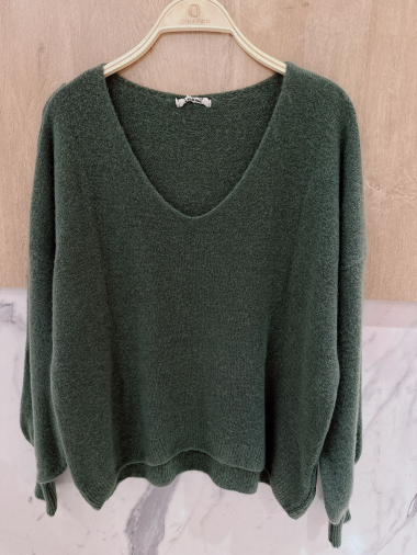 Wholesaler Orice - Knitted V-neck sweater