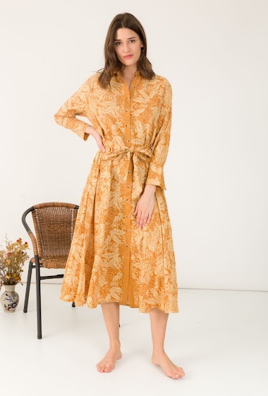Wholesalers Orice - Bohemian Belted Dress
