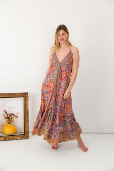 Wholesaler Orice - Backless bohemian dress