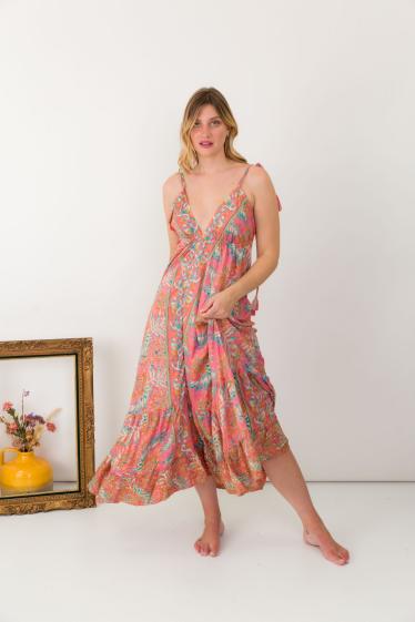 Wholesaler Orice - Backless bohemian dress
