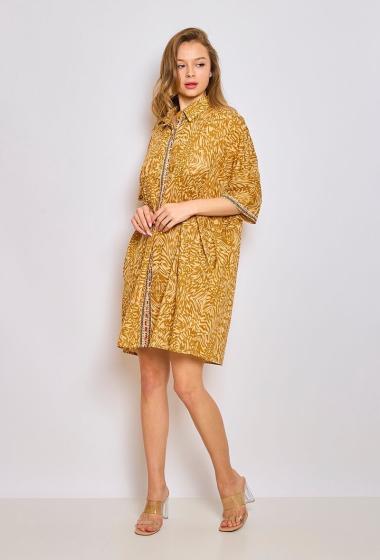 Wholesalers Orice - Long Dress short Sleeves ¾