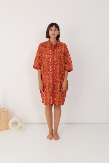 Wholesaler Orice - Long Dress short Sleeves ¾