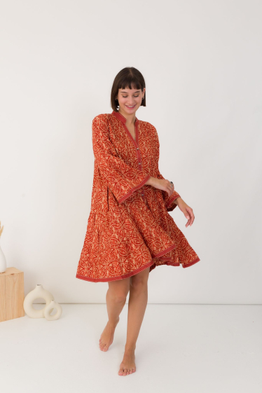 Wholesaler Orice - A-line cotton dress